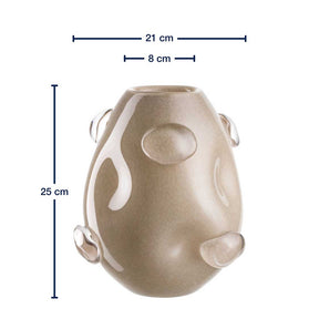 Vase HAZEL 25 cm beige