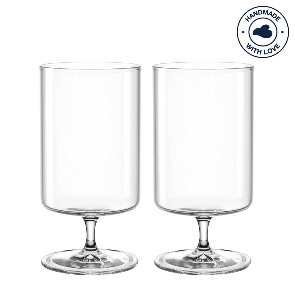 Trinkglas auf Fuß BASSO 350 ml 2er-Set