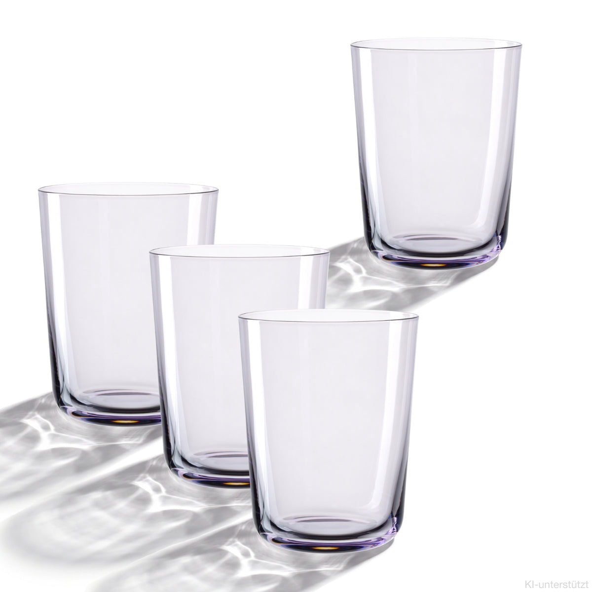 Trinkglas LEGGERO 330 ml lavanda 4er-Set
