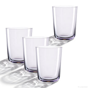 Trinkglas LEGGERO 330 ml lavanda 4er-Set