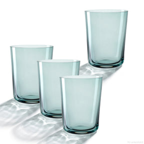 Trinkglas LEGGERO 330 ml mare 4er-Set