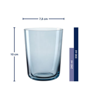 Trinkglas LEGGERO 330 ml gondola 4er-Set