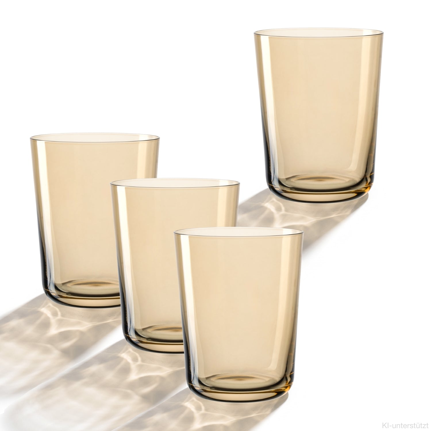Trinkglas LEGGERO 330 ml tosca 4er-Set