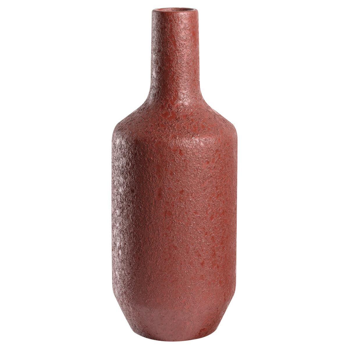 Keramikvase 39cm rot AUTENTICO