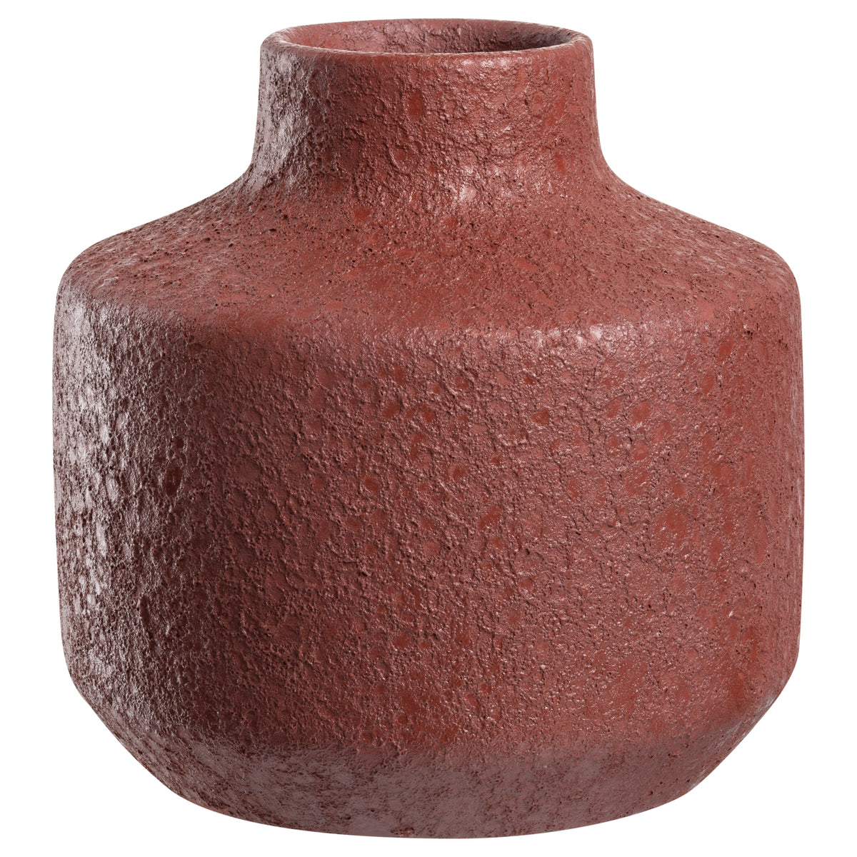 Keramikvase 18cm rot AUTENTICO