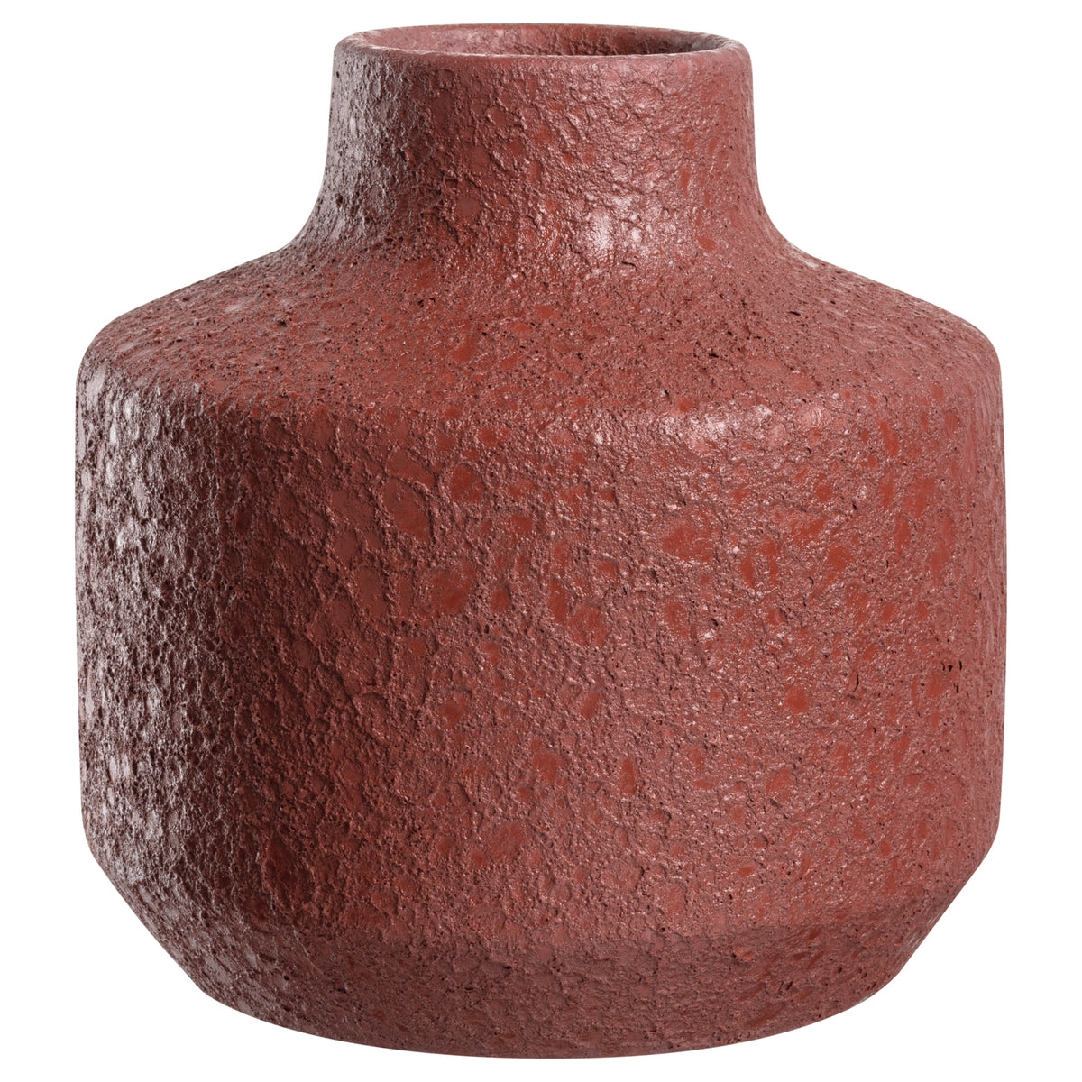 Keramikvase 22cm rot AUTENTICO
