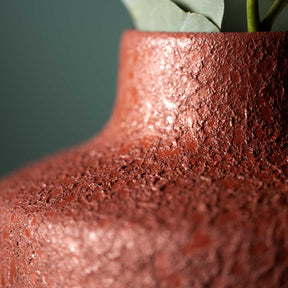 Keramikvase  AUTENTICO 22 cm rot