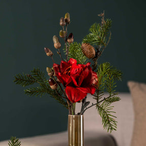 Amaryllis 55cm rot AUTENTICO