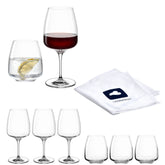 Glasset CESTI 8-teilig + Poliertuch