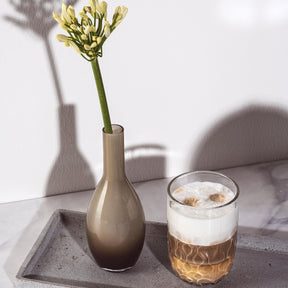 Vase BEAUTY 18 cm braun