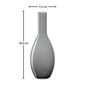 Massangaben zu Vase BEAUTY 18 cm grau