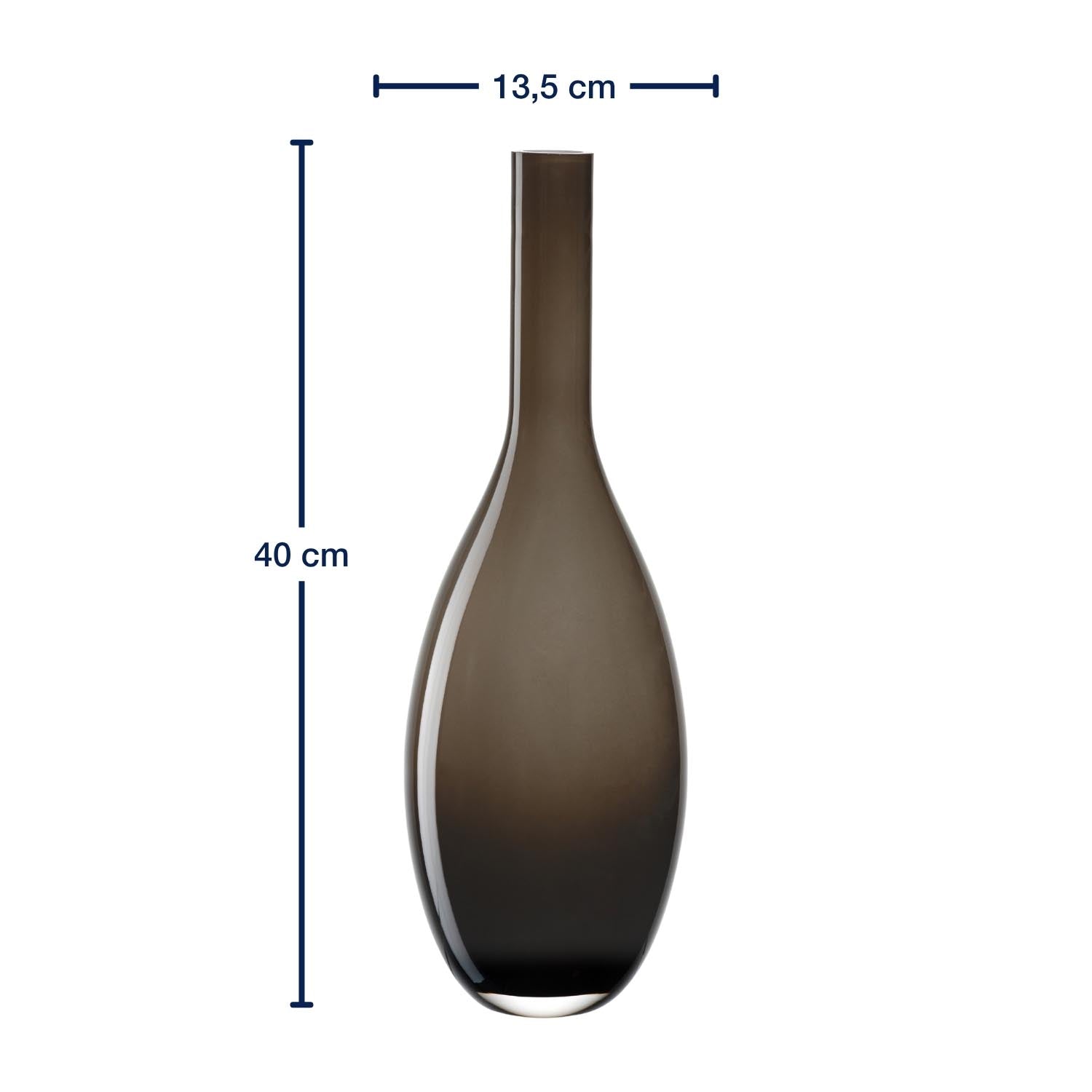 Vase BEAUTY 39 cm braun