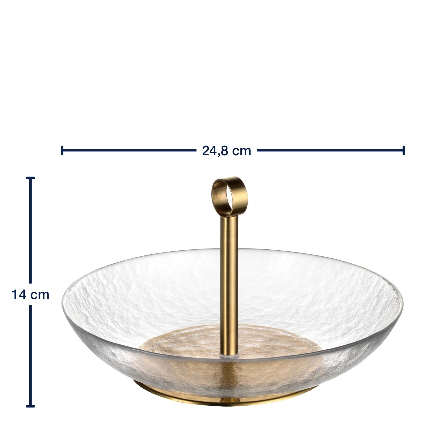 Schale CENA 25 cm gold – LEONARDO