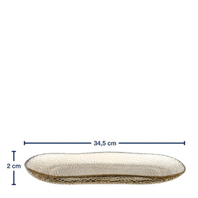 Massangaben zu Platte RIPOSO 35 x 17 cm braun