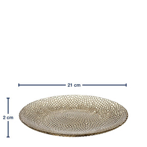 Massangaben zu Teller RIPOSO 21 cm braun