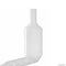 Vase MILANO 39 cm weiß