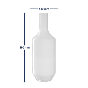 Vase MILANO 39 cm weiß