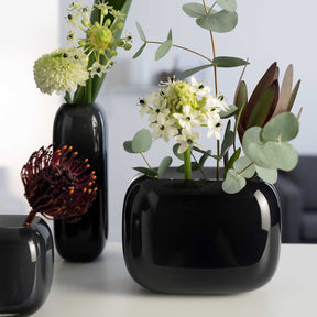 Vase MILANO grau 13 cm x 18 cm x 14 cm