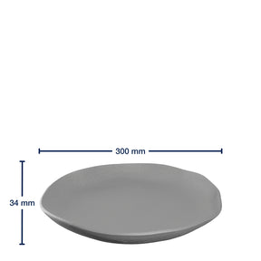 Schale CASOLARE 30 cm grau Aluminium