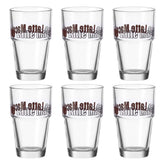 Becher SOLO 410ml braun Latte Macchiato 6er-Set