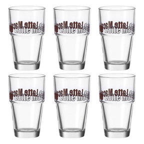 Becher SOLO 410ml braun Latte Macchiato 6er-Set