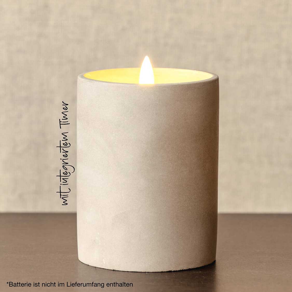 LED Licht SILENZIO Beton 10 cm