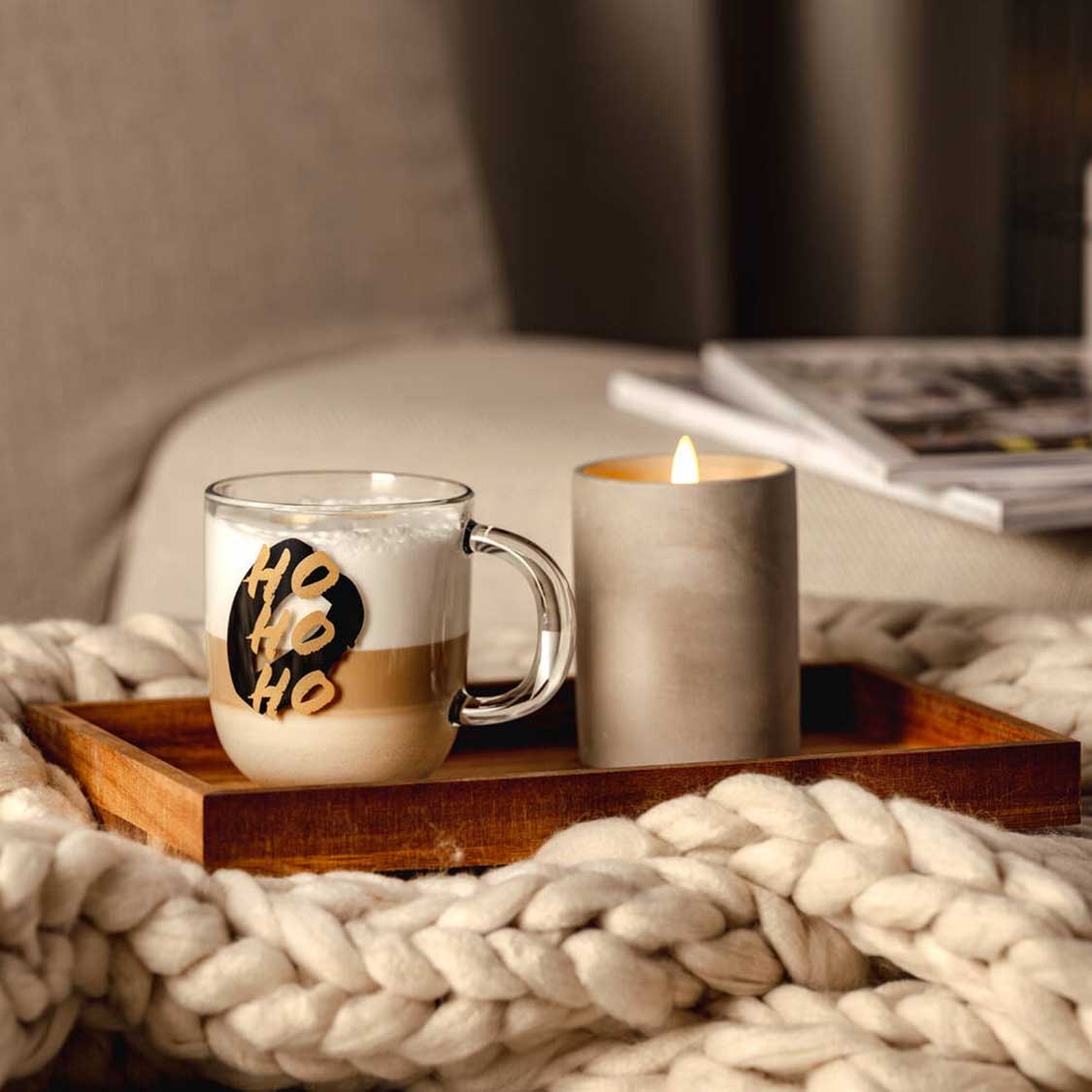 LED Licht SILENZIO Beton 10 cm