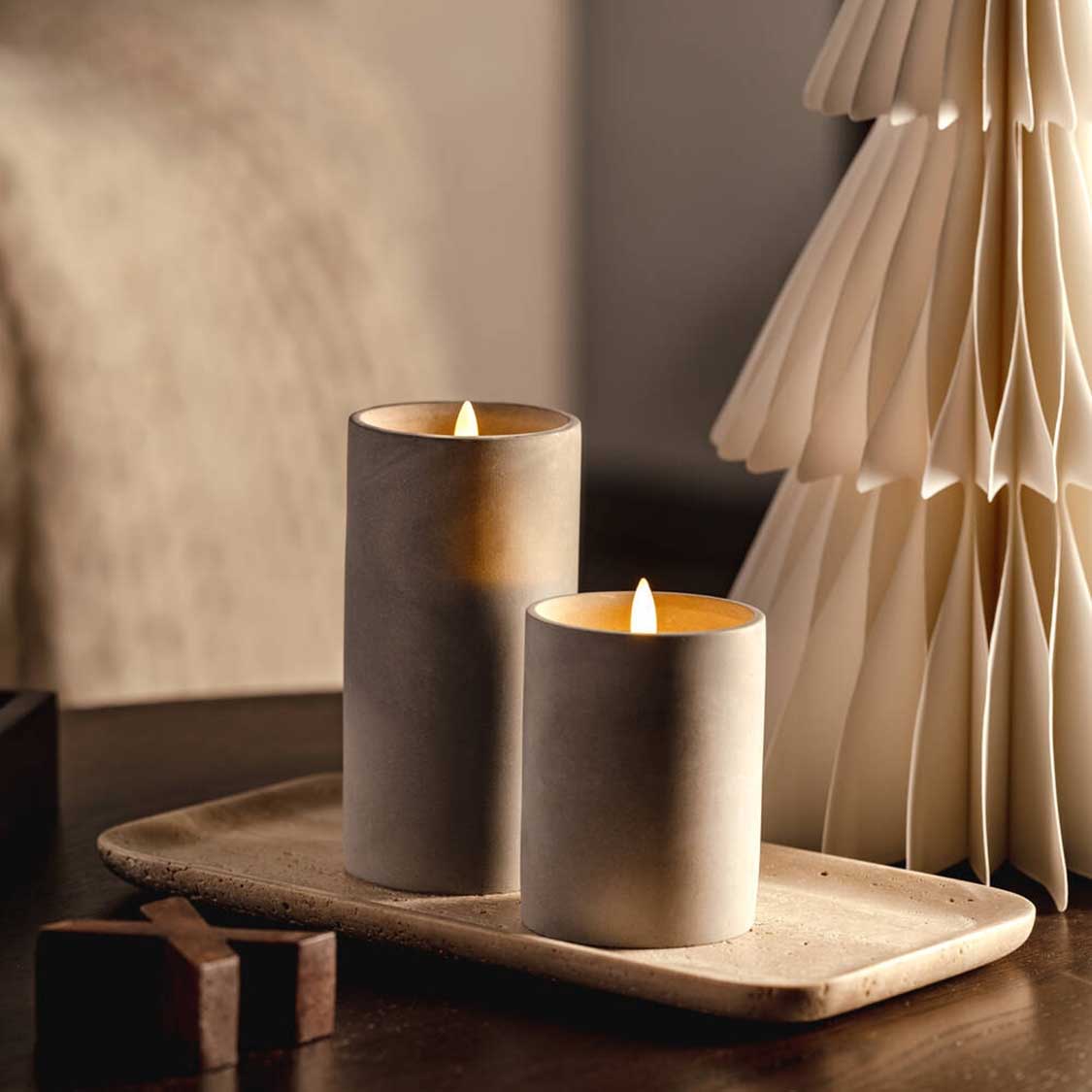 LED Licht SILENZIO Beton 15 cm