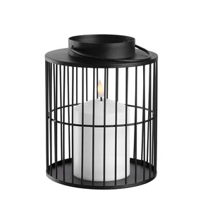 LED Laterne SILENZIO 18 cm schwarz