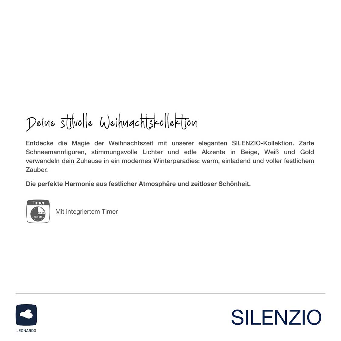 LED Laterne SILENZIO 18 cm schwarz