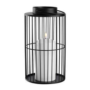 LED Laterne SILENZIO 26 cm schwarz