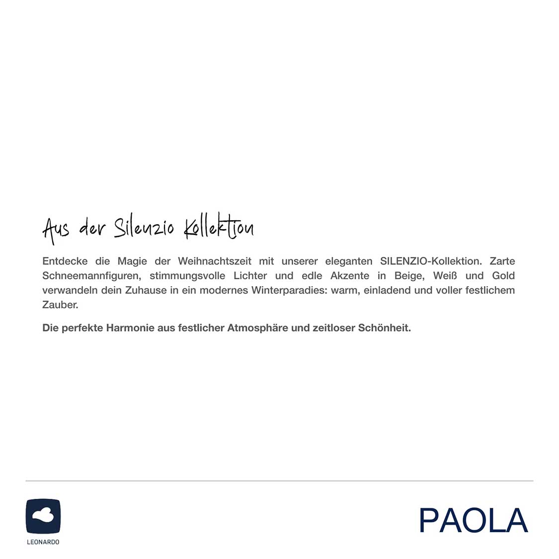 Schneemann PAOLA 9 cm