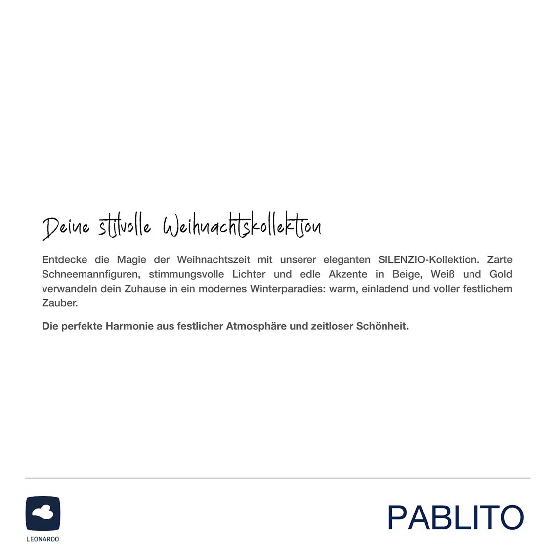 Schneemann PABLITO 8 cm