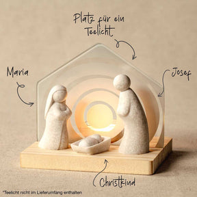 Weihnachtskrippe SILENZIO 6-teilig