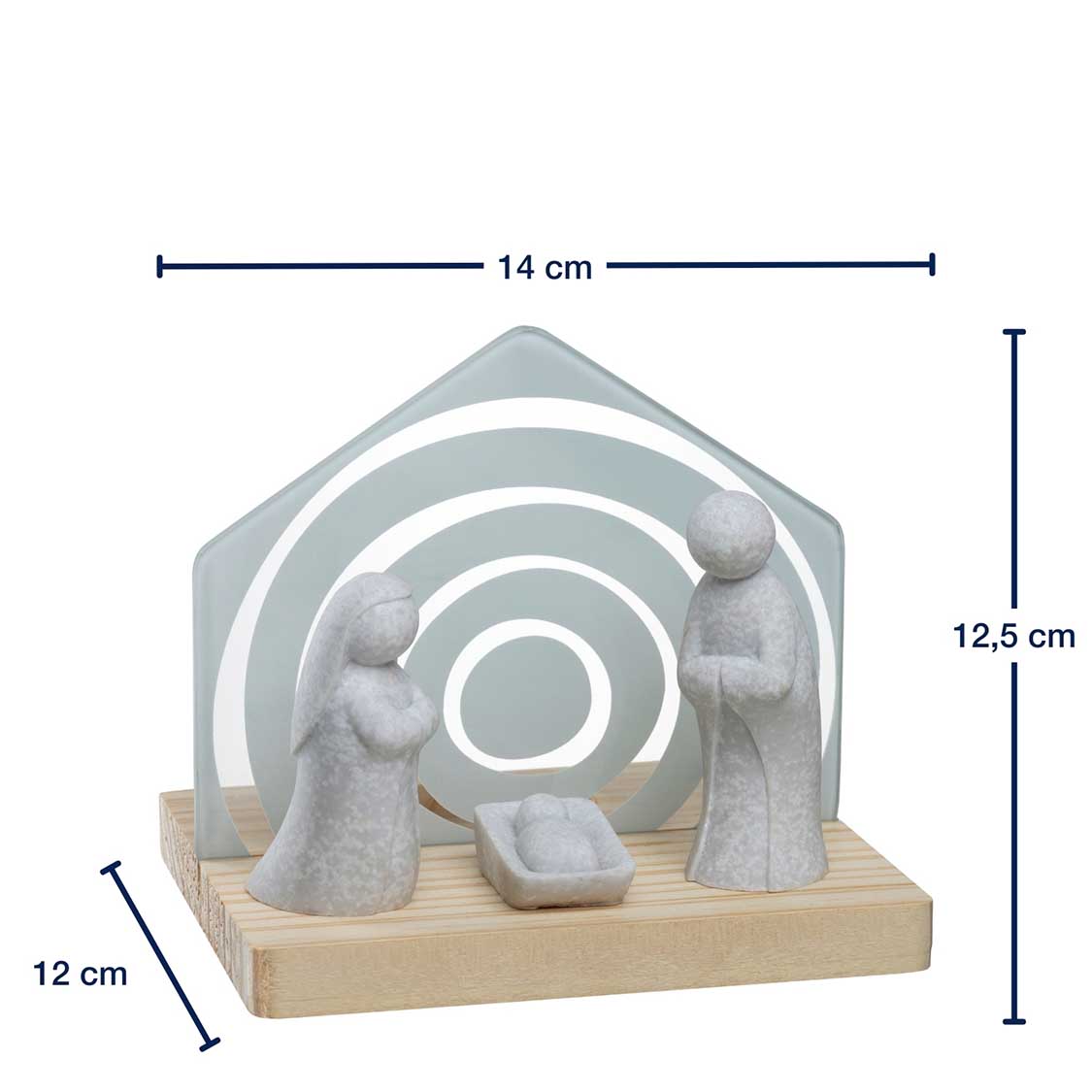 Weihnachtskrippe SILENZIO 6-teilig