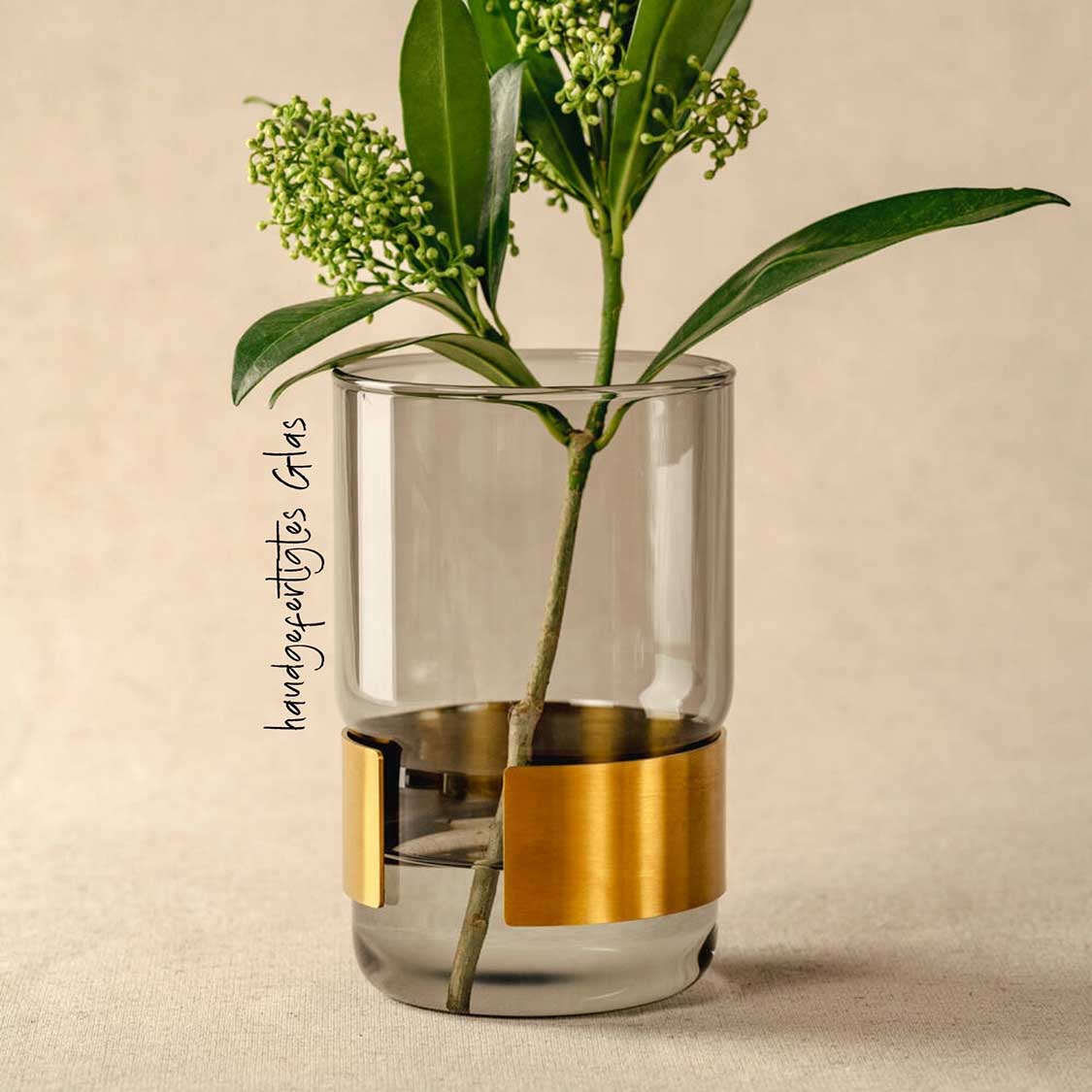 Vase SILENZIO 15 cm grau