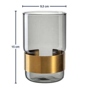 Vase SILENZIO 15 cm grau