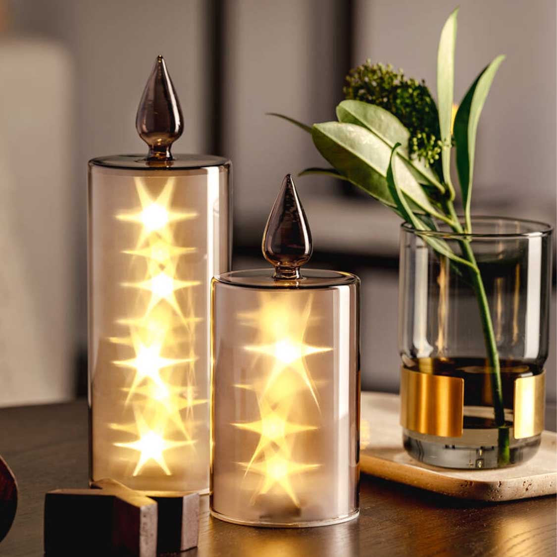 Vase SILENZIO 15 cm grau