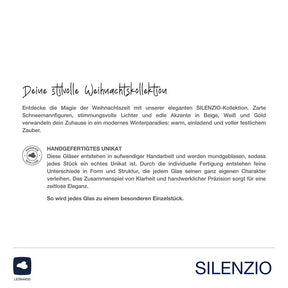 Tischlicht SILENZIO 9 cm grau