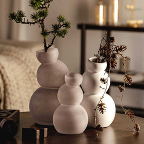 Keramikvase SILENZIO 26 cm weiß