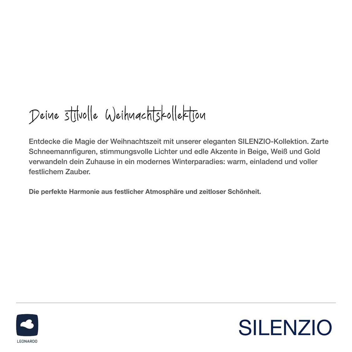 Keramikvase SILENZIO 26 cm weiß