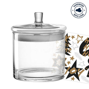 Dose SILENZIO 17 cm mit Rub-on-Stickern