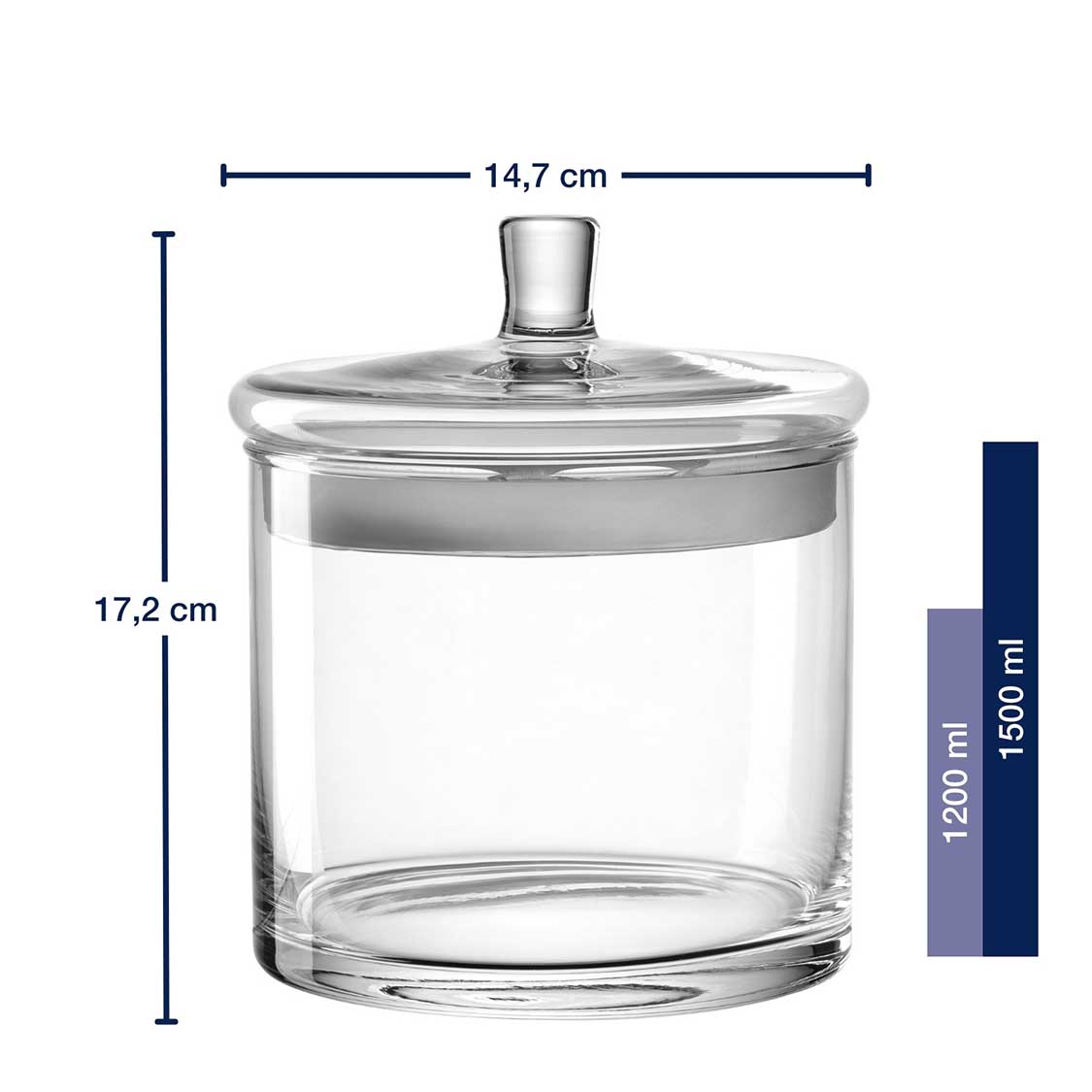 Dose SILENZIO 17 cm mit Rub-on-Stickern