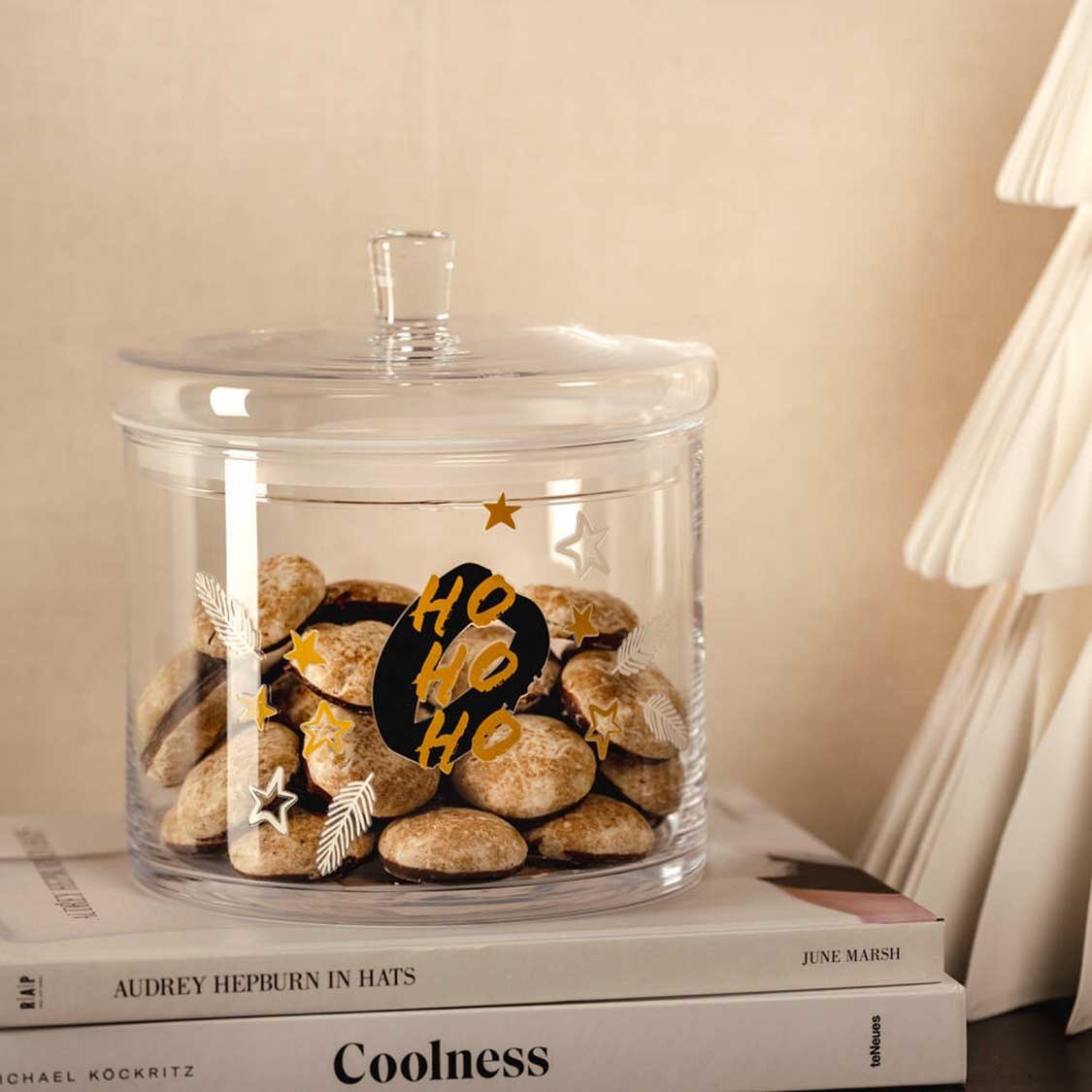 Dose SILENZIO 20 cm mit Rub-on-Stickern