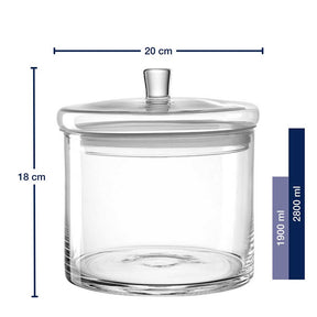 Dose SILENZIO 20 cm mit Rub-on-Stickern