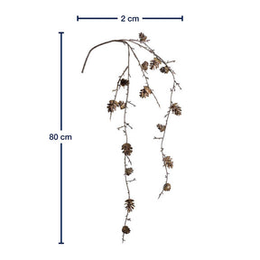 Hängende Zapfen SILENZIO 80 cm