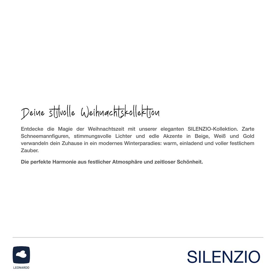 Hängende Zapfen SILENZIO 80 cm