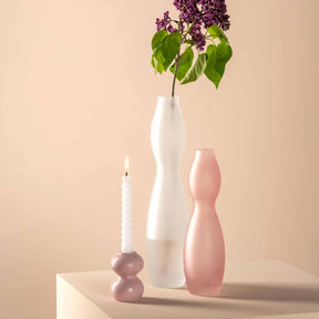 Vase VIVACE 25 cm satiniert rosé