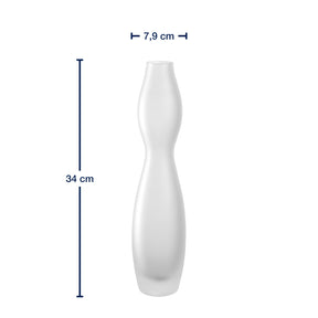 Vase VIVACE 34 cm satiniert