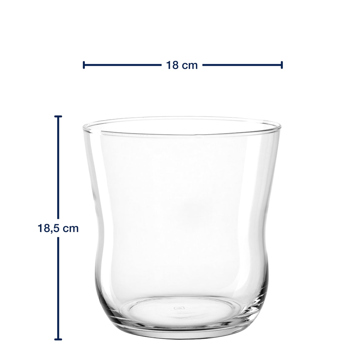 Massangaben zum Windlicht VITA 19 cm